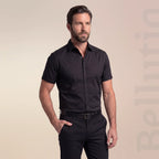 Chemise Ajustée à Manches Courtes