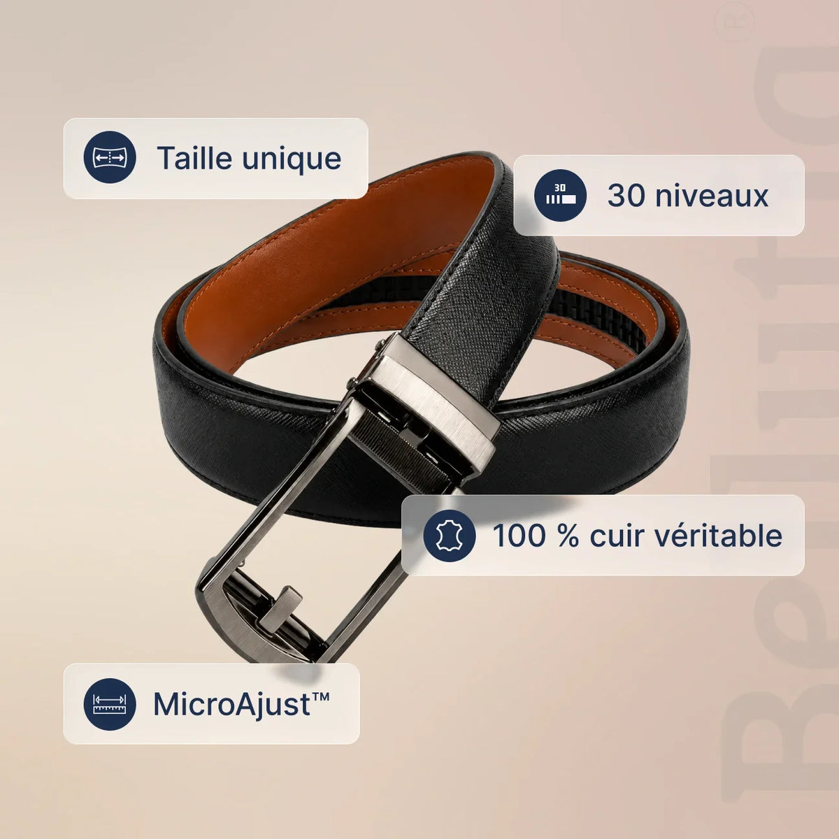 Ceinture sans trou MicroAjust™