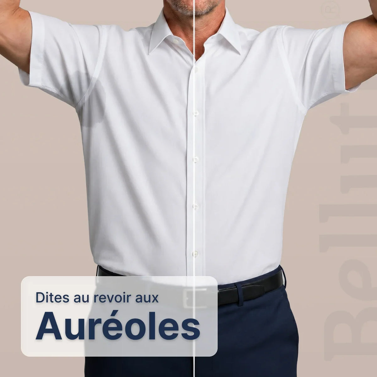 Chemise Ajustée à Manches Courtes
