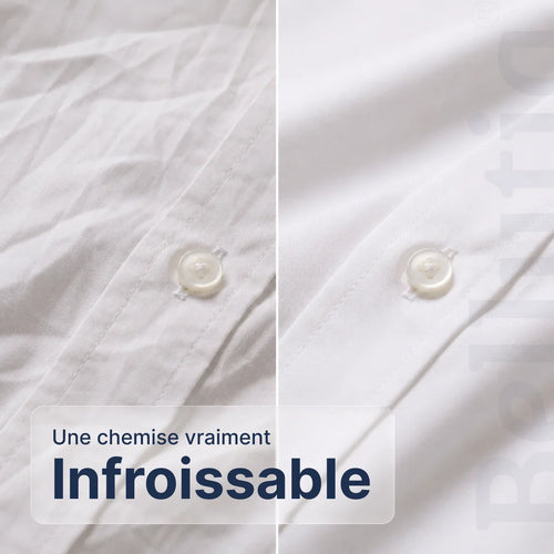 Chemise Ajustée à Manches Courtes